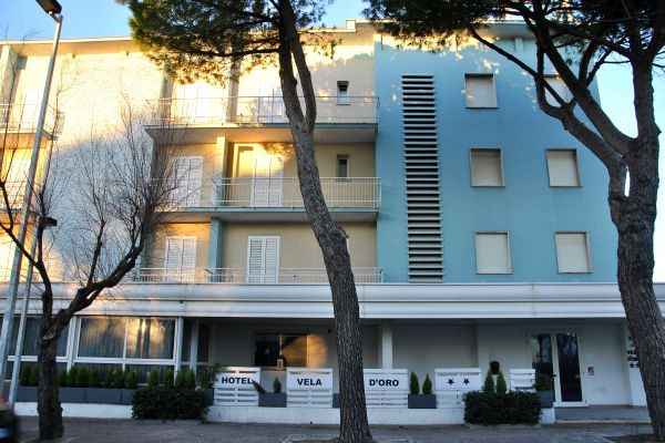 Hotel Vela D'Oro Riccione Exterior foto